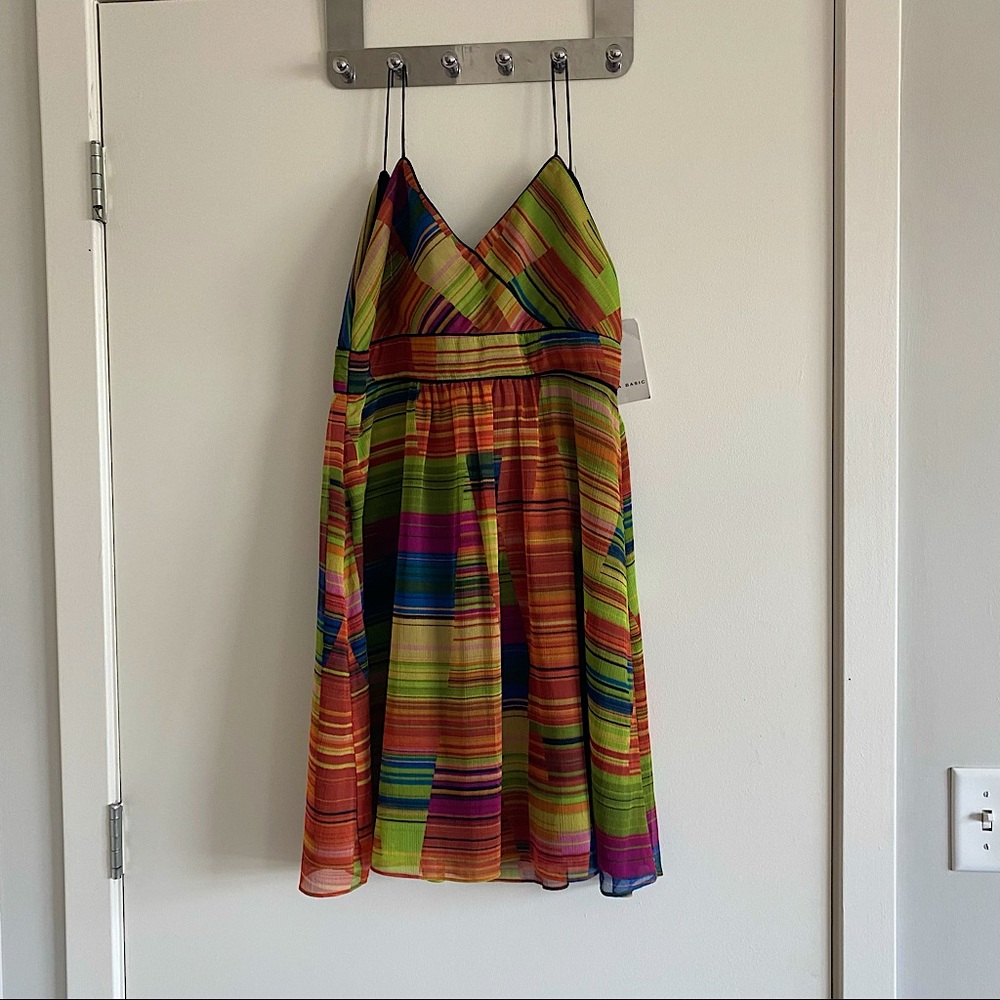 Zara colorful knee length dress